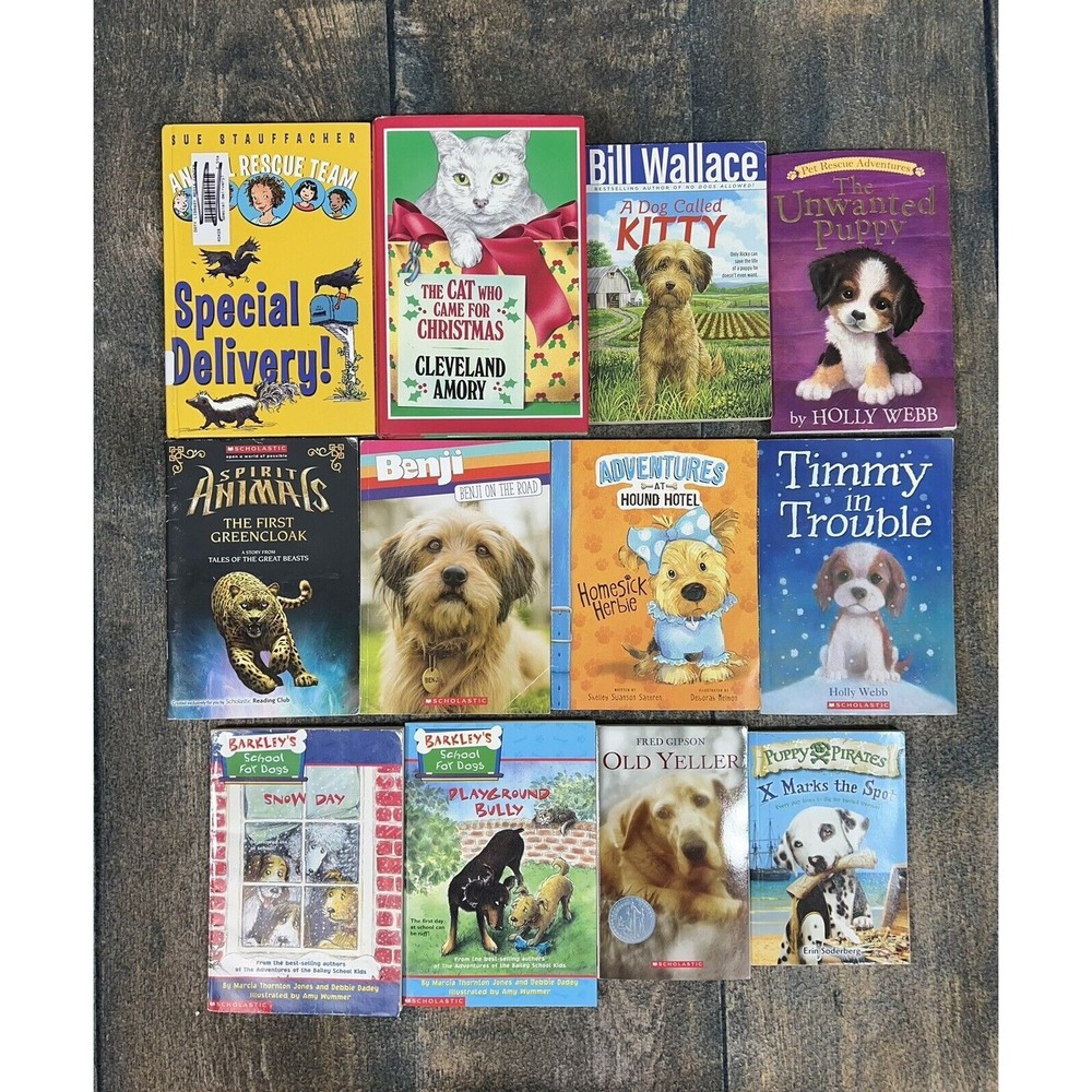 Lot Of 12 Children’s Fictional Animal Chapter Books, Stories! Puppy Pirates